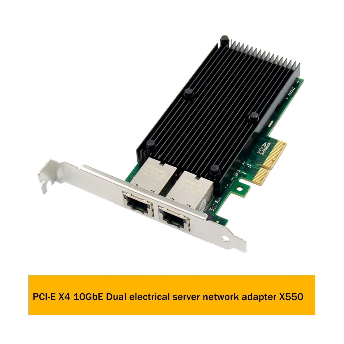 

X550-T2 Server Network Card PCI-E X4 10GbE Dual Electrical Port Server Network Card RJ45 Aggregation Network Cdapter