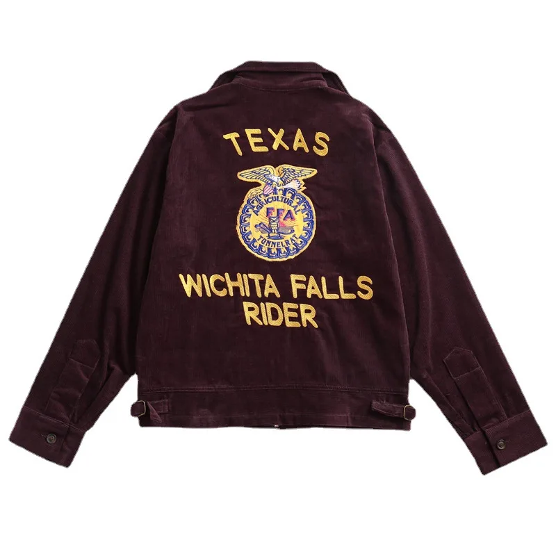 Новинка 2022 Мужская Рабочая куртка в стиле ретро модное повседневное вельветовое