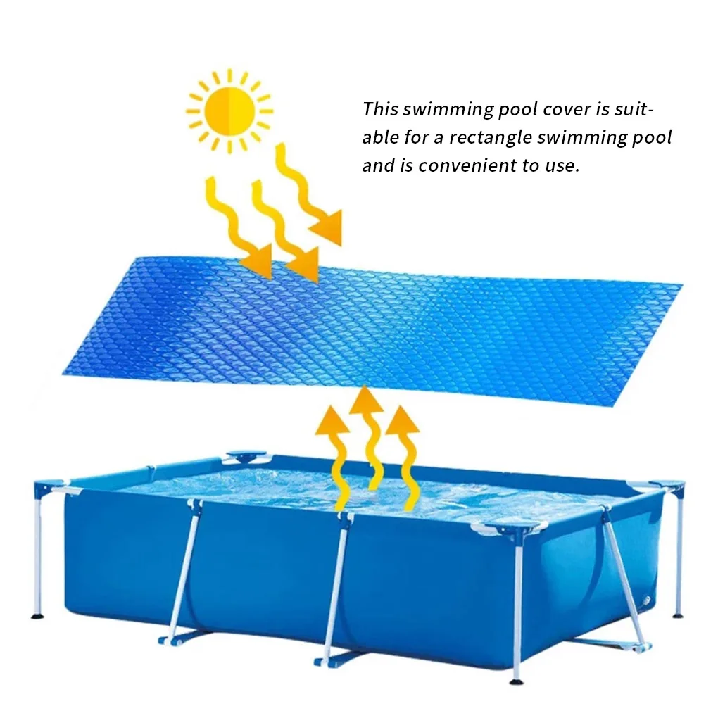 

Чехол для бассейна прямоугольный пылезащитный чехол от дождя для бассейна многоразмерная Водонепроницаемая Пылезащитная пленка аксессуа...
