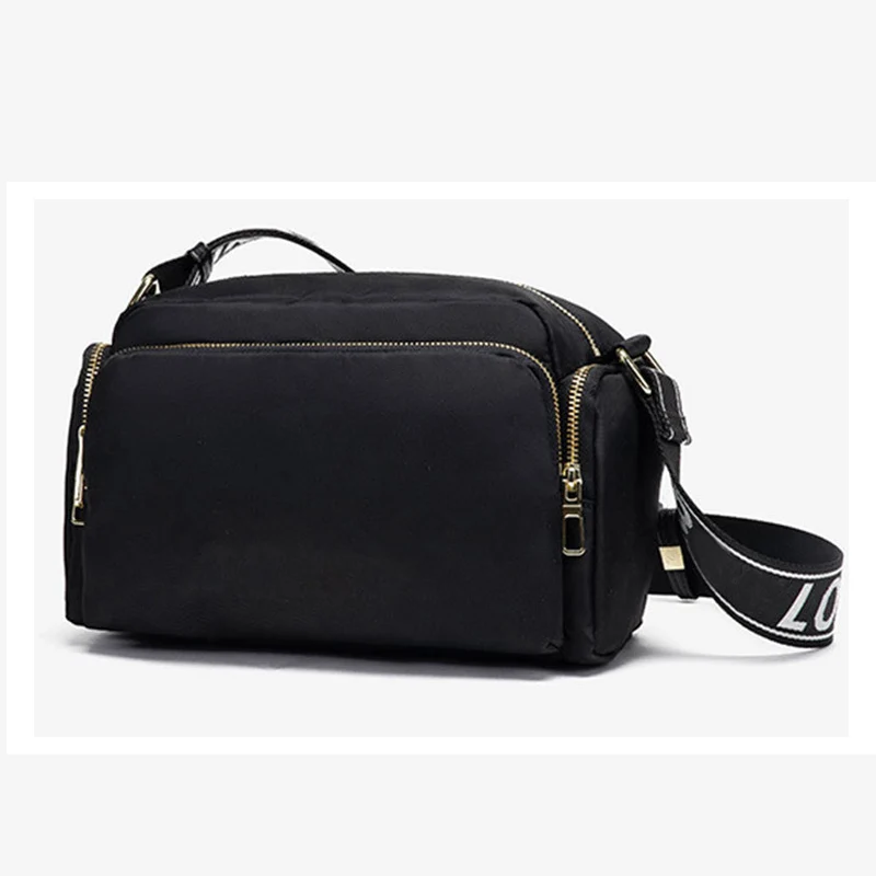 

2022 New Nylon Waterproof Shouler Bag for Women Casual Shopper Crossbody Messenger Bag Femmale Luxury Purse Handbag Zipper Bag