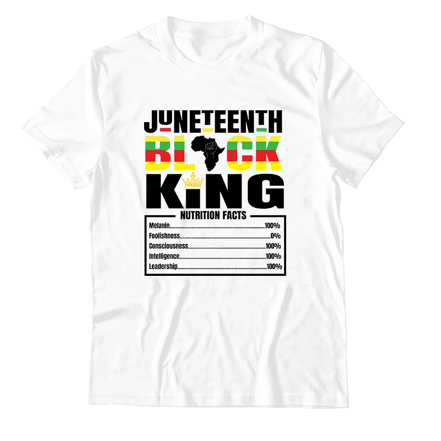 

Футболка june14black King Melanin мужская с принтом, 100 хлопок