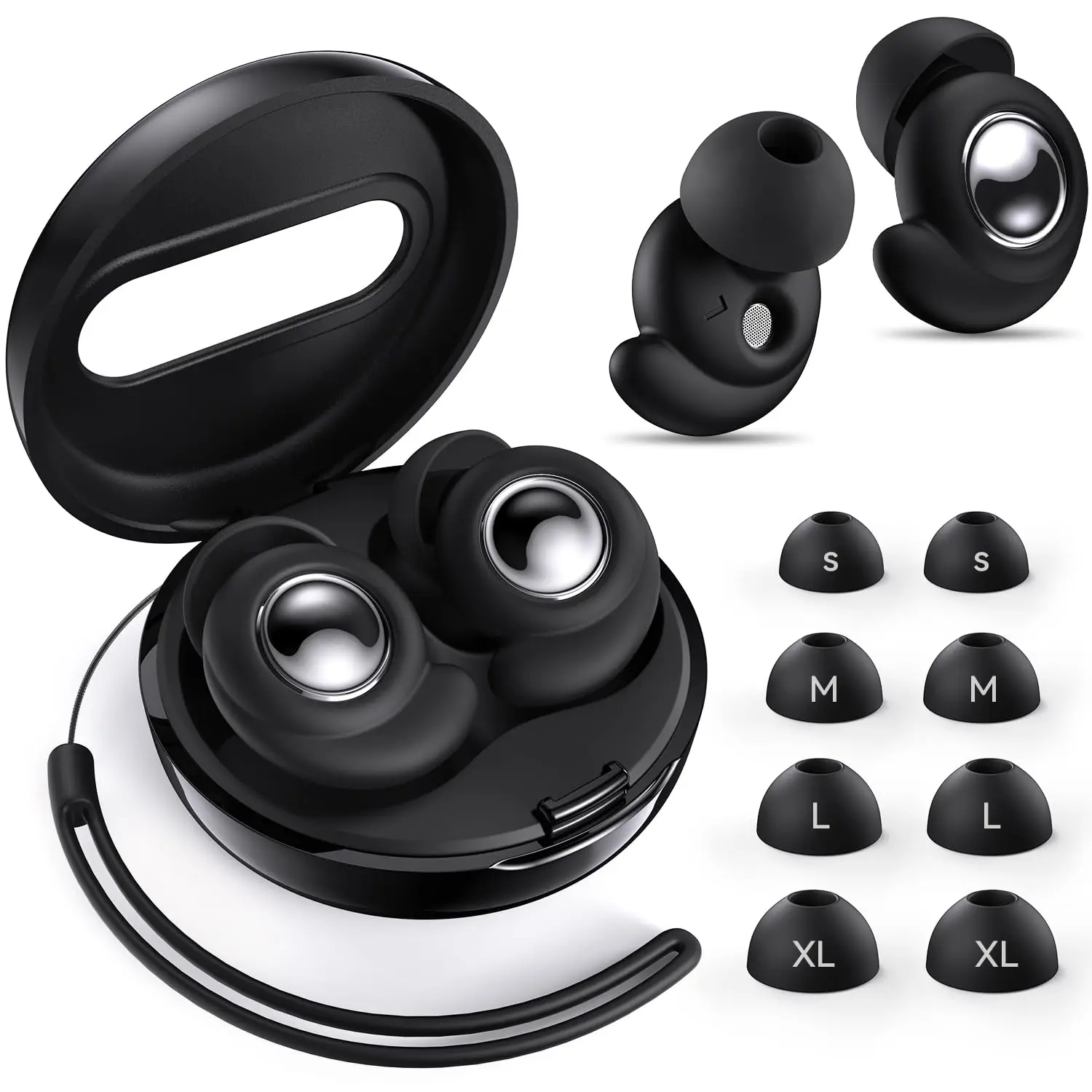 

Многоразовые силиконовые беруши для сна Ear Plugs