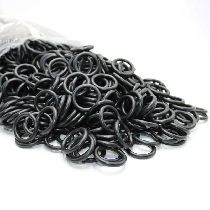 100/20pcs Nitrile Rubber O-Ring CS 1/1.5/2.0/2.4/3.1/4mm Oil -resistant Oring Sealing Gasket NBR Plumbing Waterproof Seal Washer
