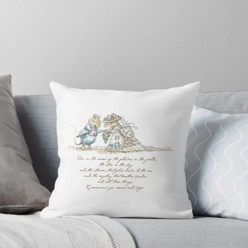 Я произношу тебя мышь и жена декоративные подушки для гостиной