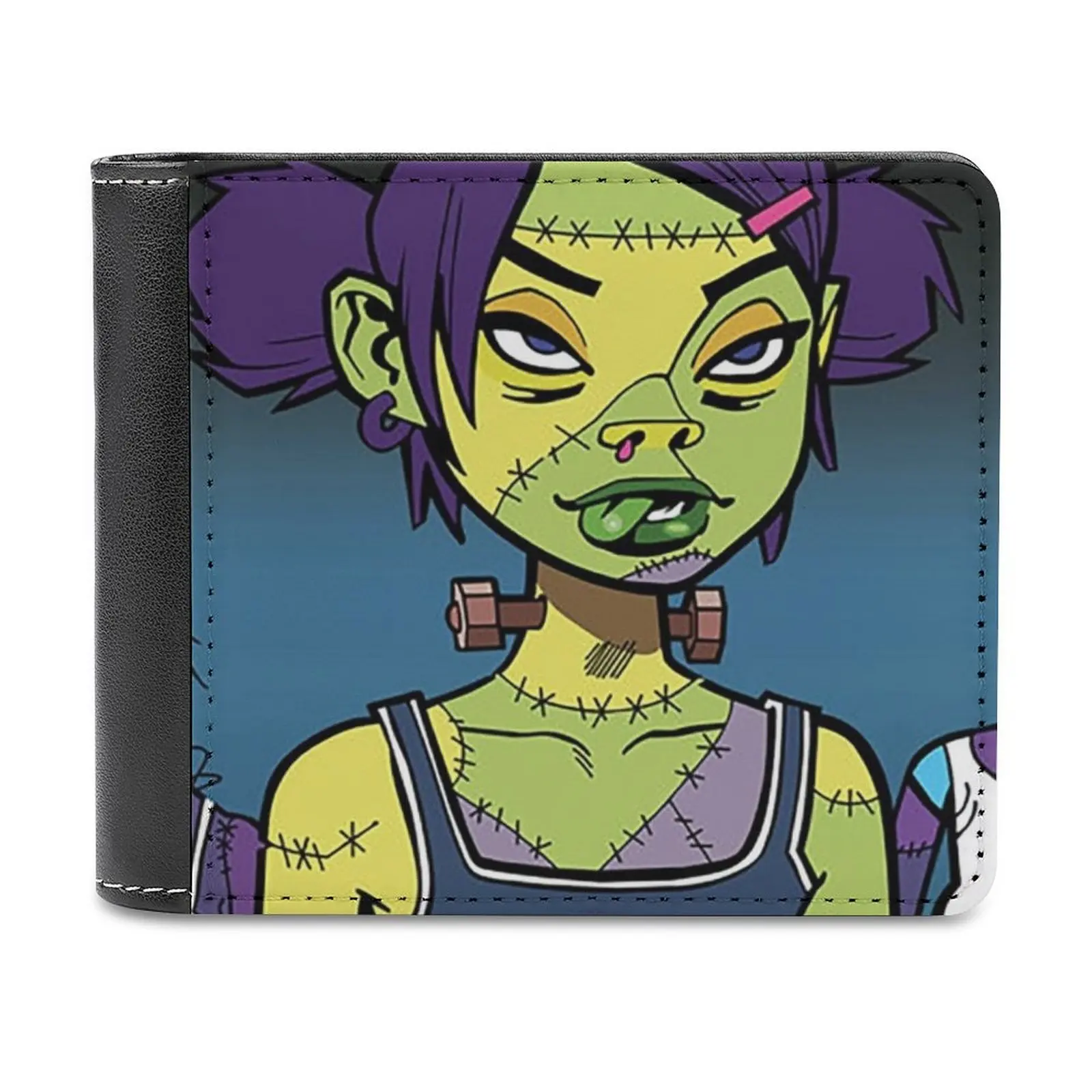 

Кожаные Кошельки для девушек Frankenstein, мужской кошелек, держатели для кредитных карт, высококачественный кошелек, кошелек для девушек Msi, безразмерный, для личной индуляции