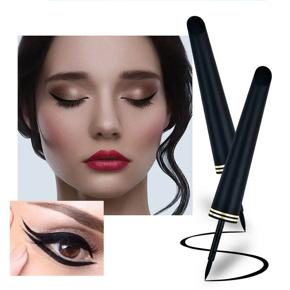

Liquid Eyeliner Pen Waterproof Lasting Fast Dry Non-fading Black Eye Liner Pencil With Eyeliner Cosmetic Double-ended Eyeliner