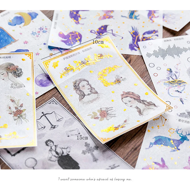 

3 шт./упаковка, наклейки-этикетки для девочек