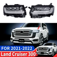 for toyota land cruiser 300 lc300 2022 front and back headlight assembly exterior decoration modification accessories upgraded