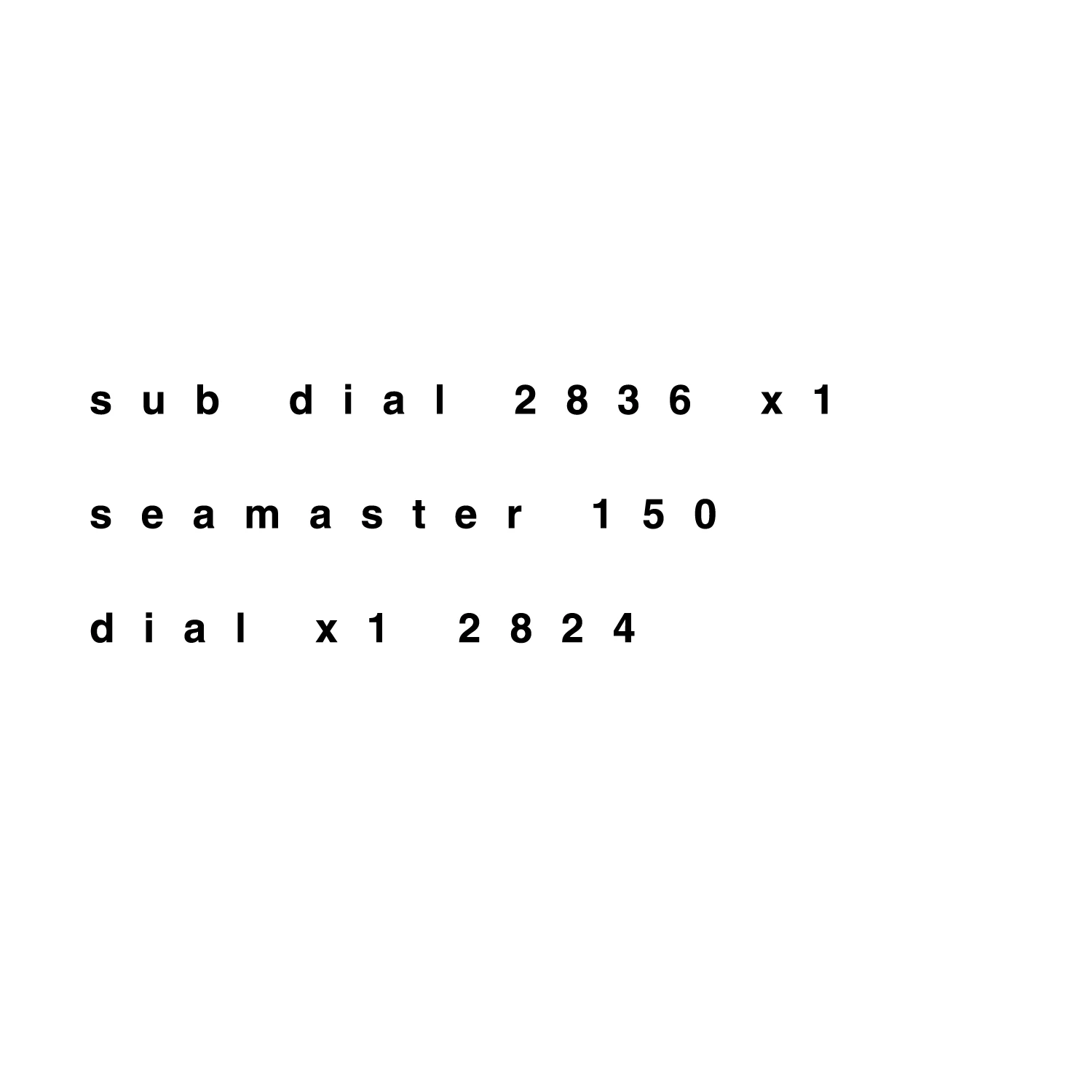 

WATCH DIAL X2