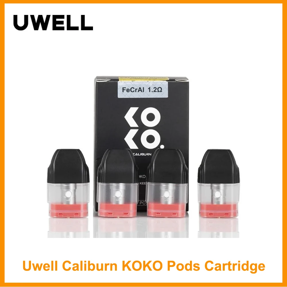 

Original-Uwell-CALIBURN-KOKO-Pod-Cartridge-2ml-1.2ohm