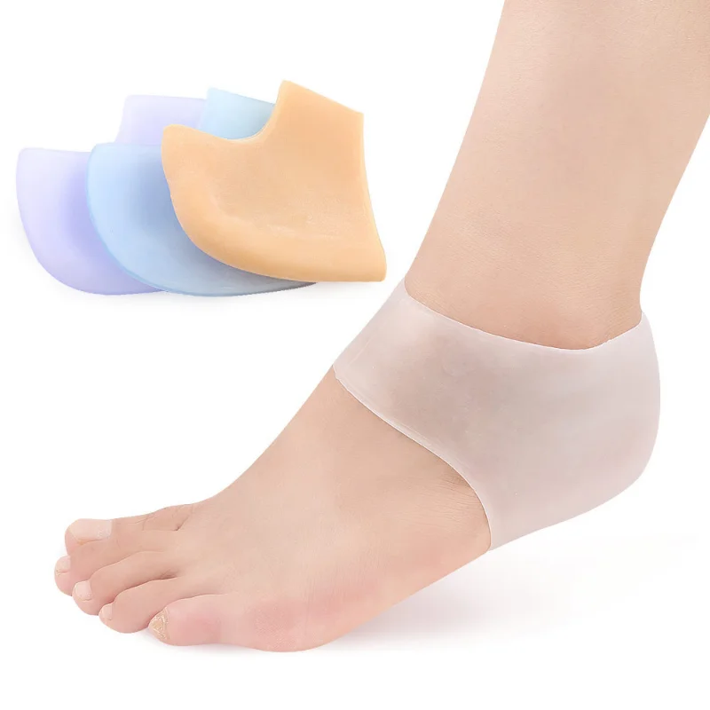 

Transparent Silicone Moisturizing Gel Heel Sock Cracked Foot Skin Gel Care Support Protector Socks Peds Functional Socks