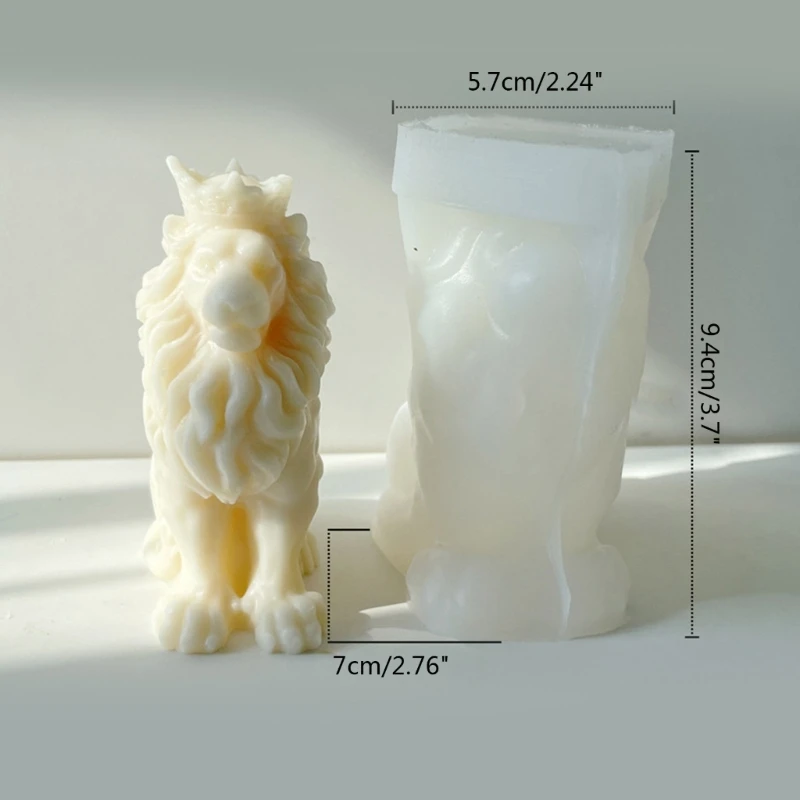 

Animal Shape Silicone Candlle Mold DIY Lion-King Plaster Epoxy Resin Mold Handmade Mold Gift Home Craft-Decor Y08E