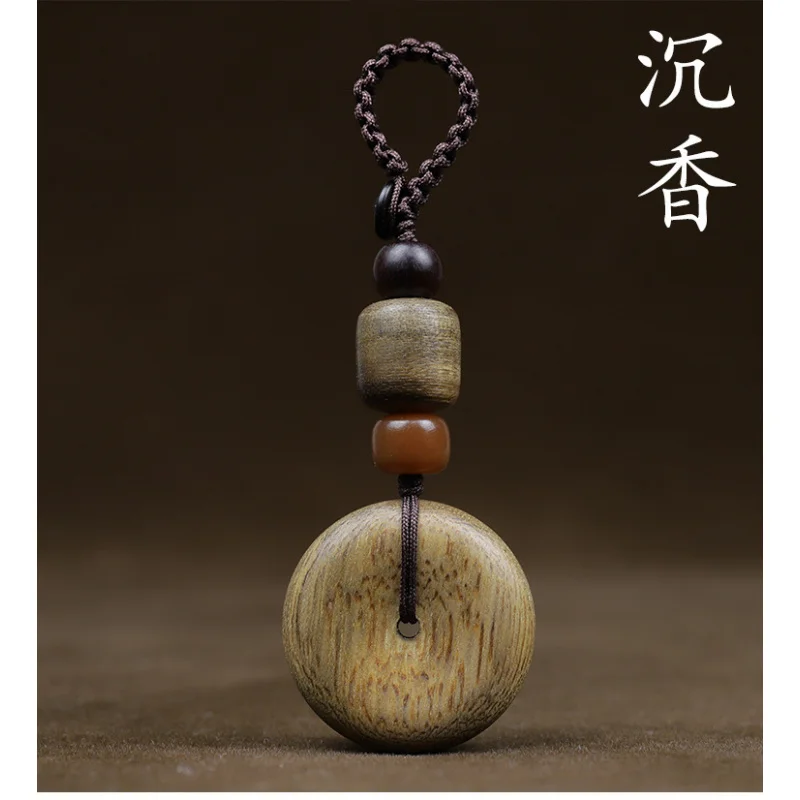 Автомобильный брелок из агарового дерева креативный кулон уникальный ремешок