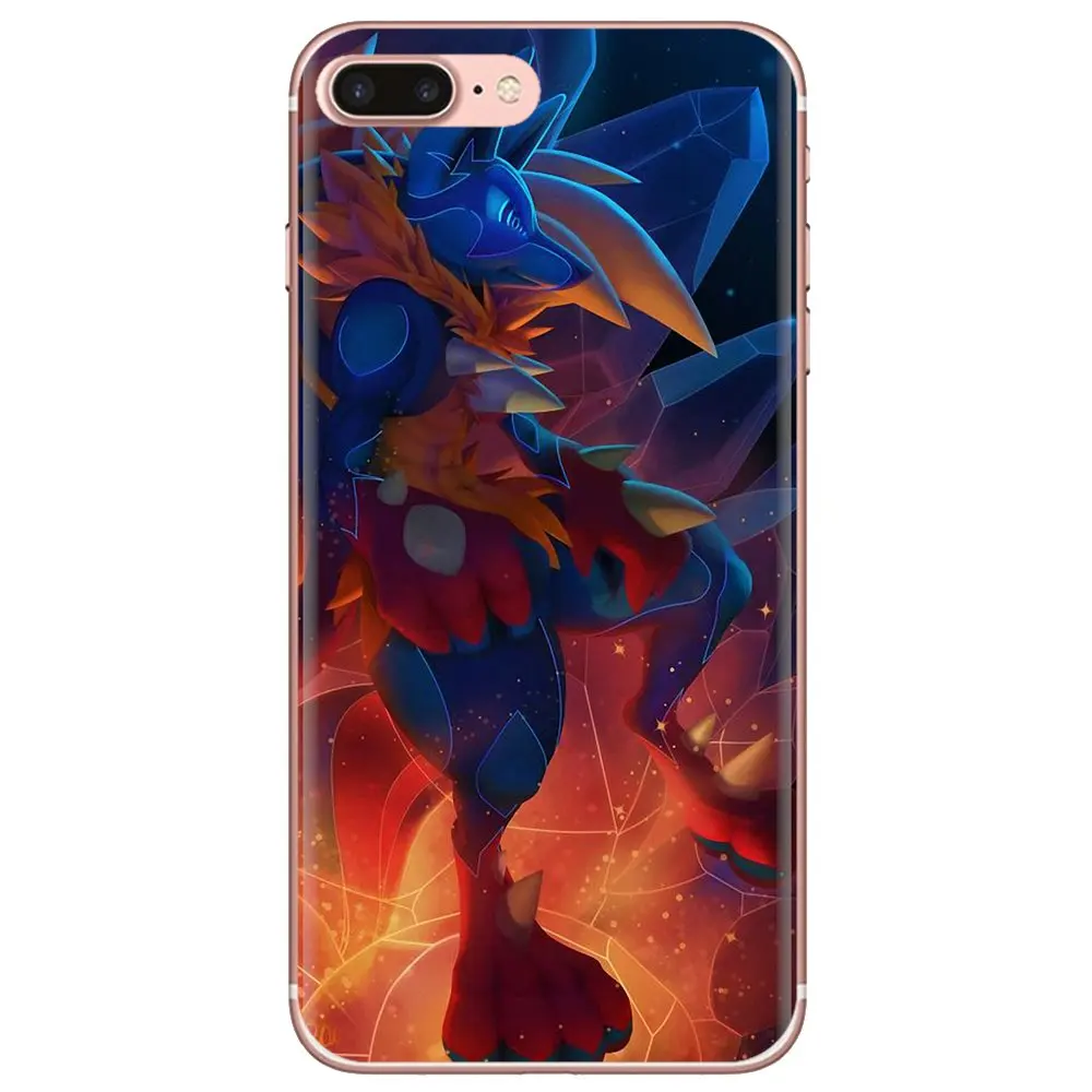 Прозрачные чехлы из ТПУ для Motorola Moto G5 G5S G6 Z Z2 Z3 C G G2 G3 X4 E4 E5 Play Plus Pokemon Good Mega Lucario Fan |