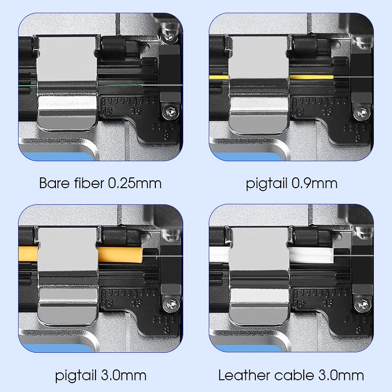 COMPTYCO AUA-X9 High-precision Fiber Cleaver FTTH Press Type Optical Fiber Cutter 24 Point Blade Fiber Optic Knife Tools