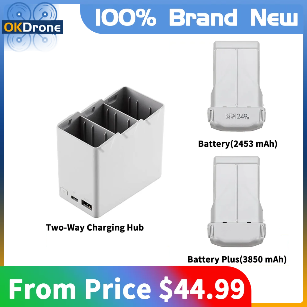 

Original Power Accessories for DJI Mini 3 Pro Intelligent Flight Battery/Intelligent Flight Battery Plus/Two-Way Charging Hub