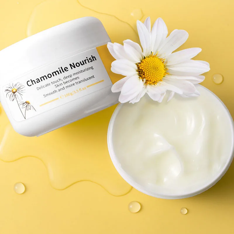 

Chamomile Noursh vitamina Face cream wrinkle remover cuidado de la cara coreana essence face serum lifting visage Firming 100g