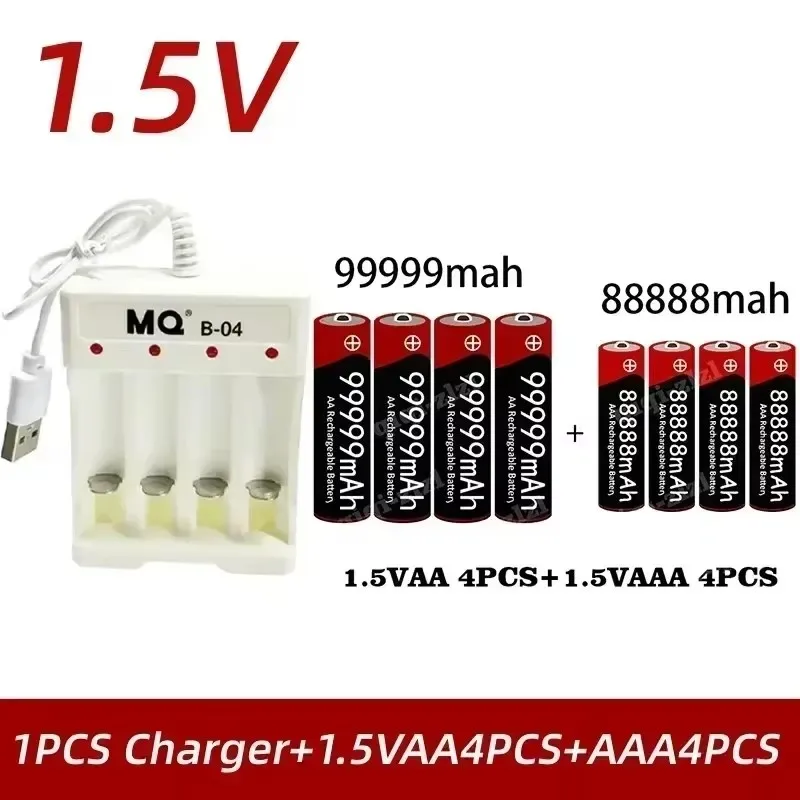 Новый бренд 1 5 В AA высокая емкость 99999 + AAA88888 MAh щелочная технология часы