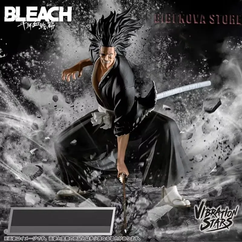 Фото Оригинальный новый подлинный Bandai Banpresto Bleach Vibration Stars Zaraki Kenpachi 13 см аниме фигурки модель игрушки №5
