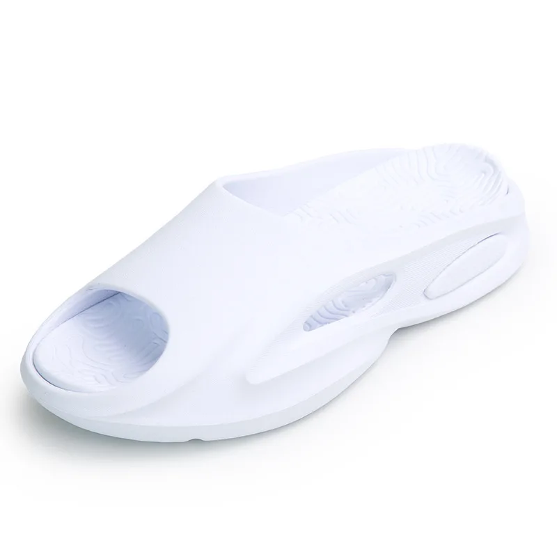 

Women Men Slippers 2022 Summer Beach Ourdoor Slides Indoor Home Slippers Thick Platform Shoes Fashion Soft Flip Flops