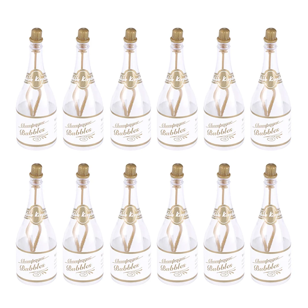 

Bubble Wedding Bottle Bubbles Champagne Wands Bottlesfavors Anniversary Party Mini 50Th Gifts Empty Decoration Bulk Tubes Favor