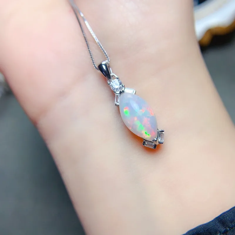 Женское ожерелье из серебра 925 пробы с натуральным аметистом