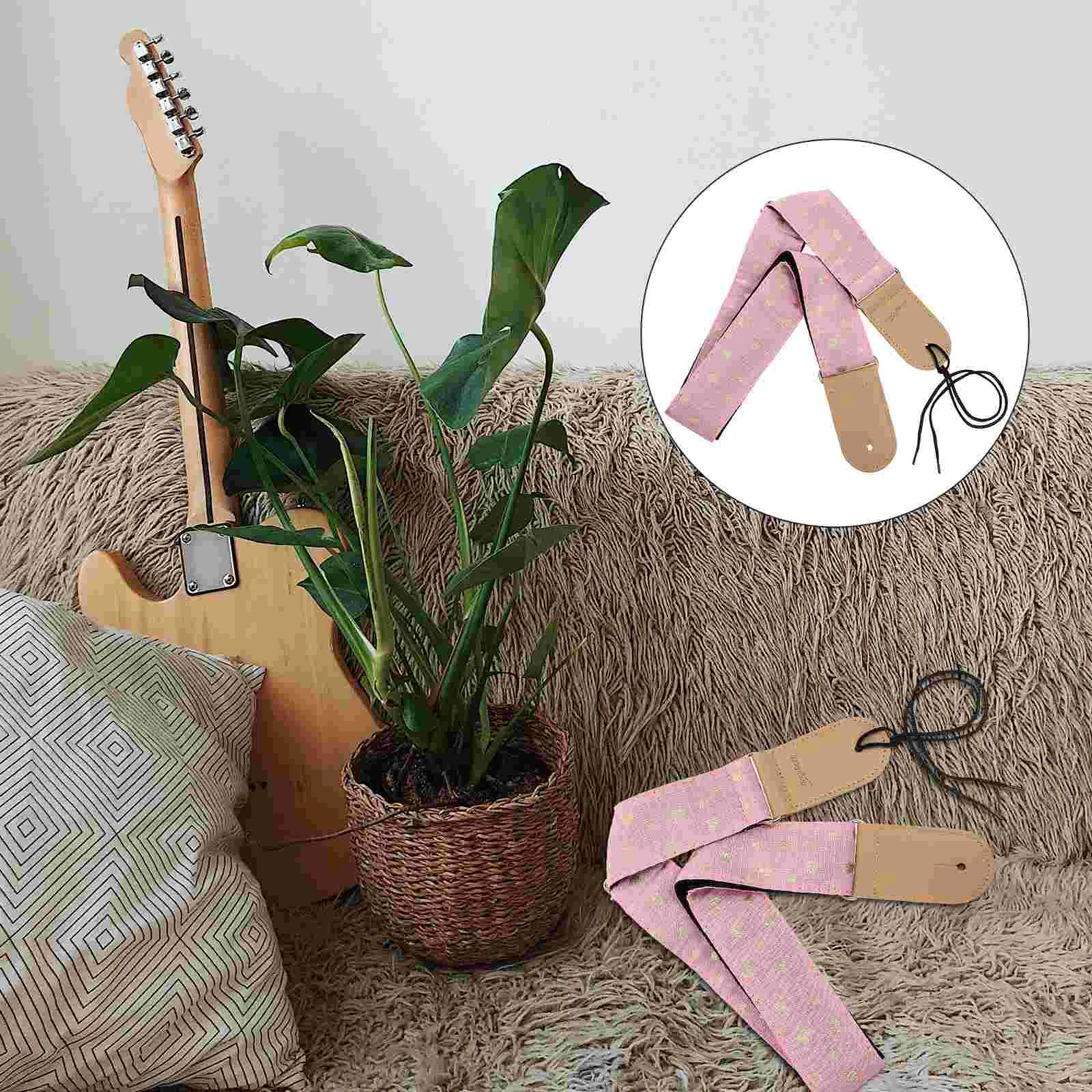 

Guitar Strap Stylish Replacement Belt Nylon Supply Premium Bass Chic Creative Saxophone