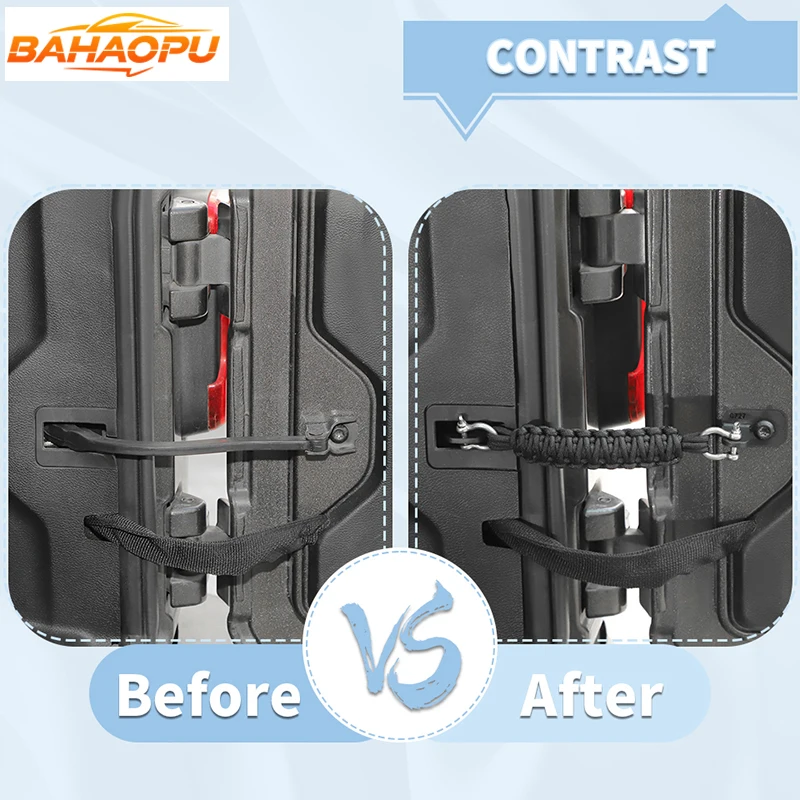 BAHAOPU автомобильные задние двери/упорный ремень задней двери подходит для Jeep Wrangler