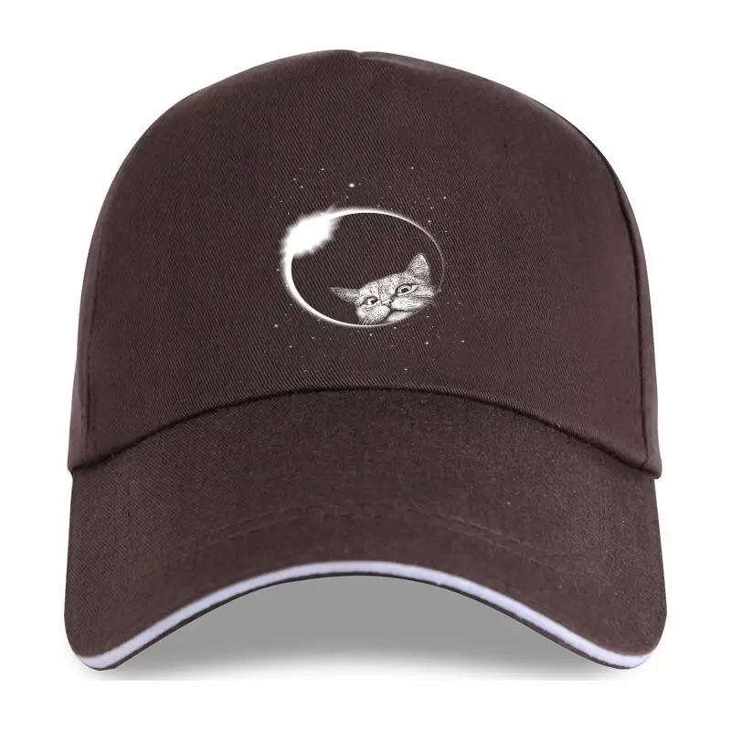 

new cap hat 2021 100% cotton long Baseball Cap autumn cool cat and moon men casual men loose men