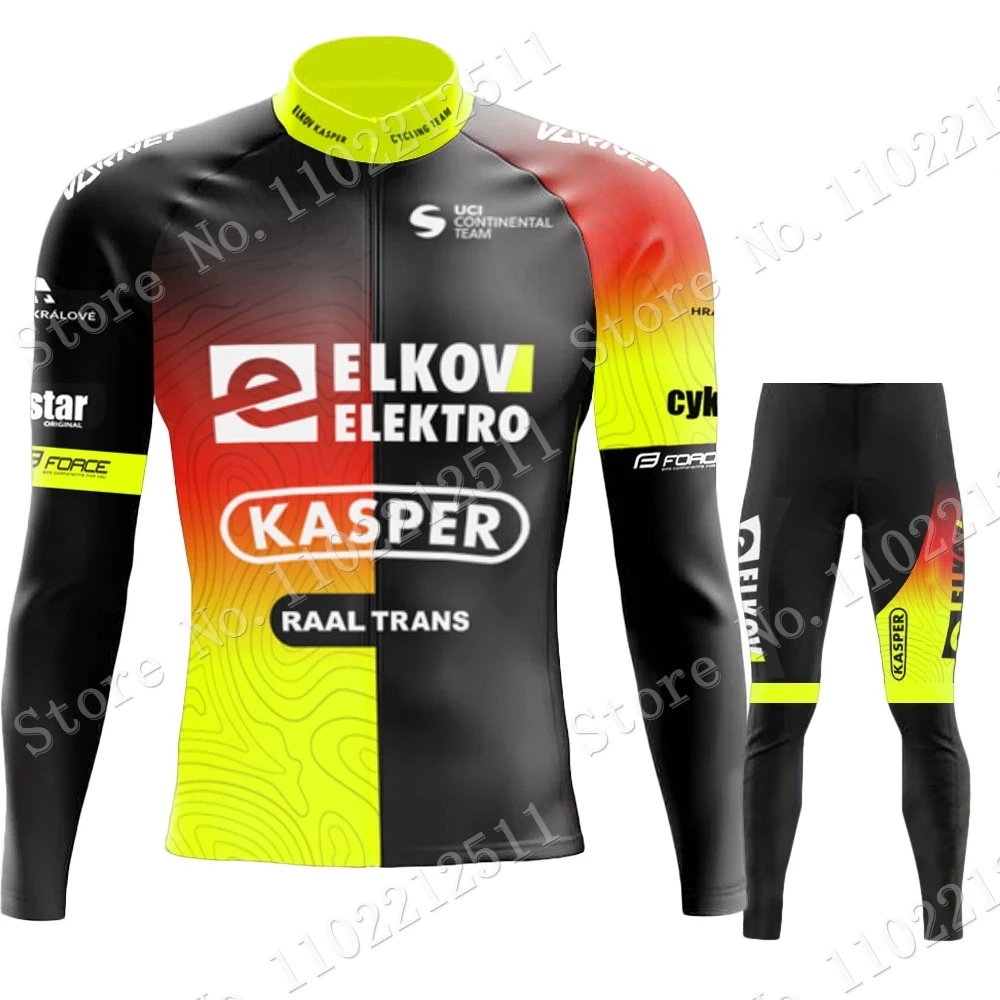 2023 г. комплект командной велоодежды elov Kasper летняя мужская Чешская одежда с