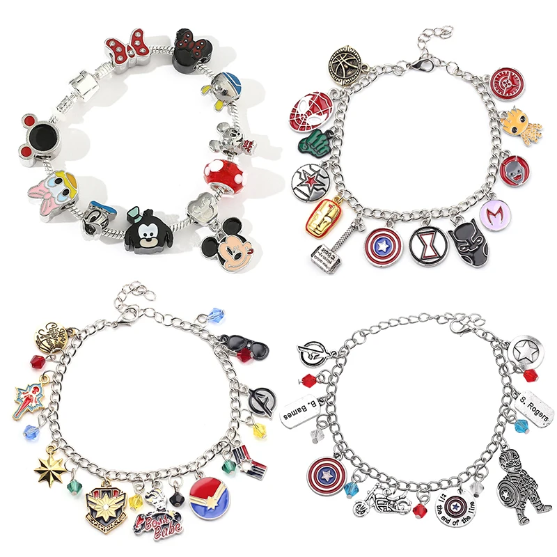 

Браслеты с подвесками «Человек-паук» для мужчин и женщин