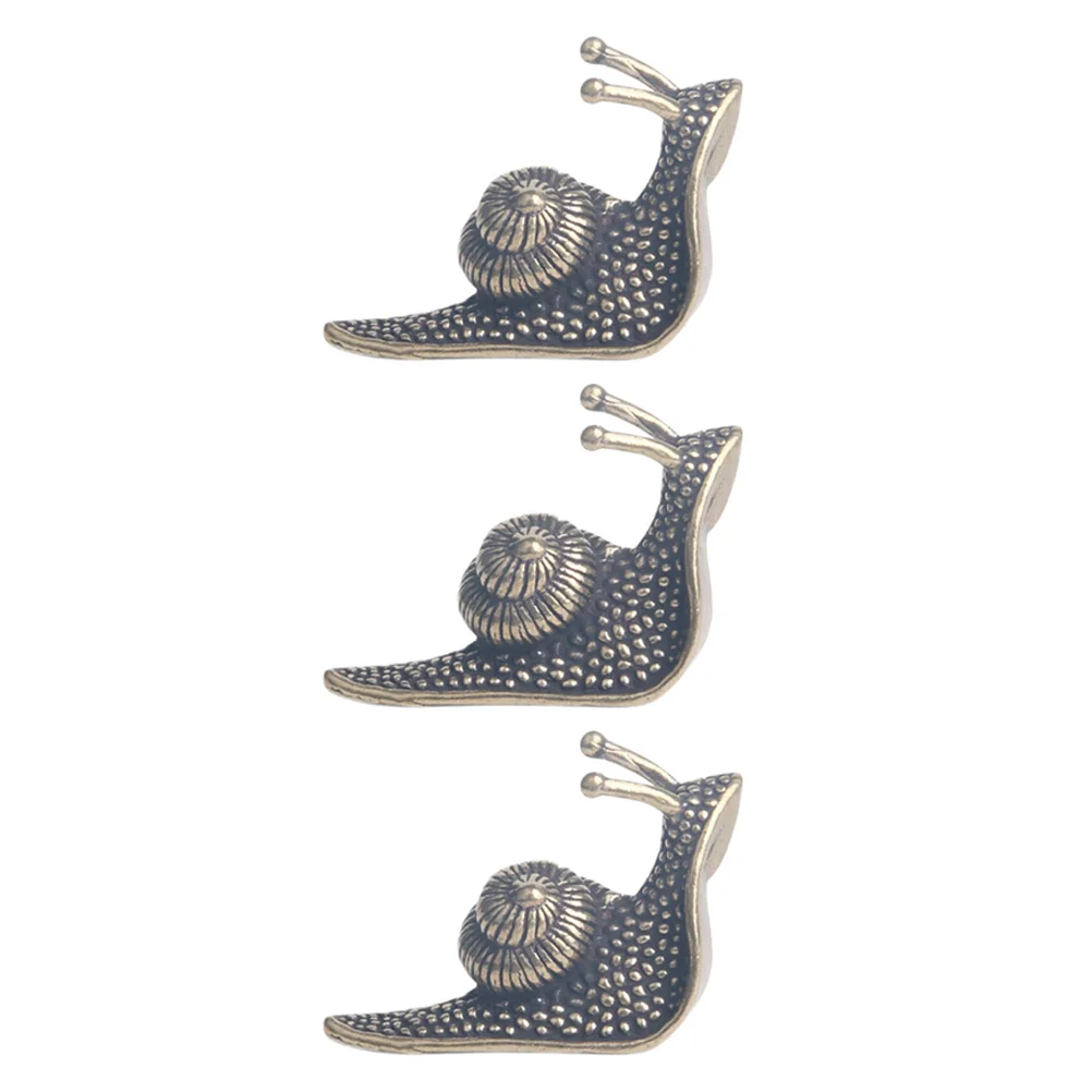 Маленькая статуя моделирования улитки орнамент декор украшение миниатюрные