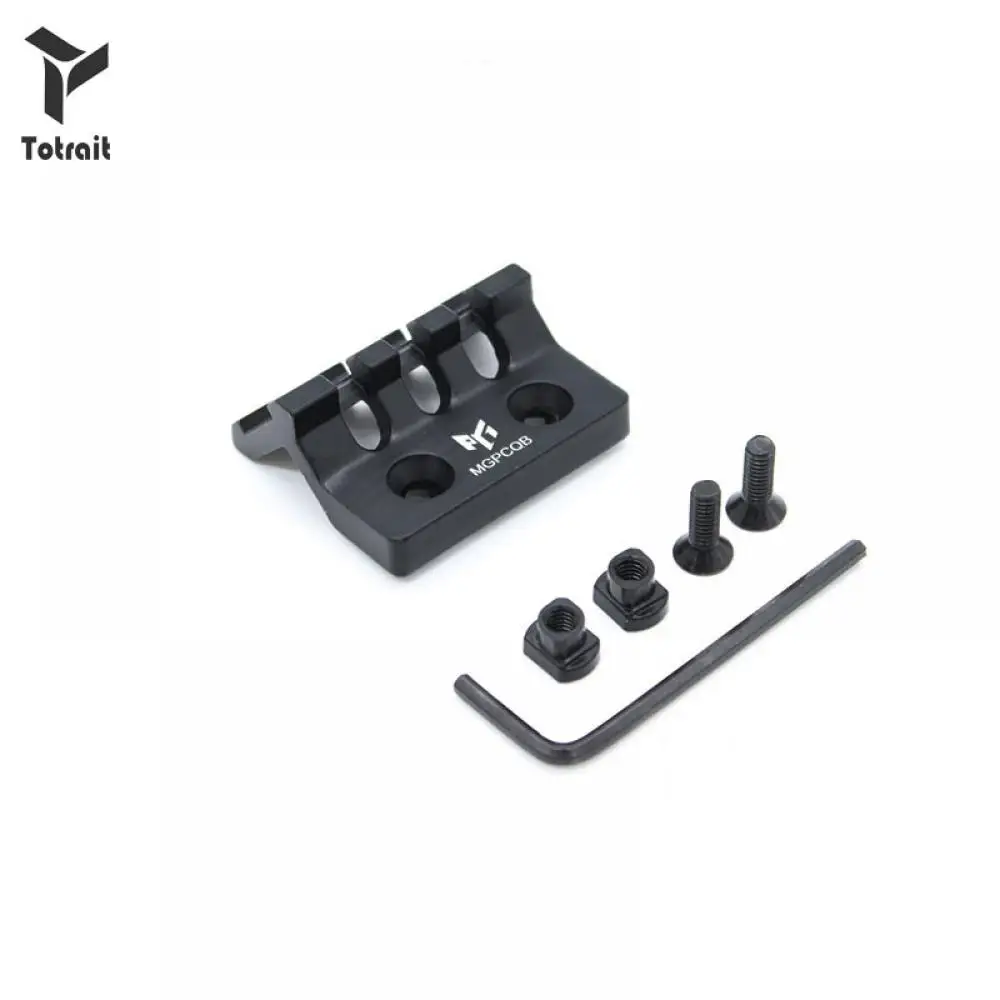 

Tactical New 3 Slot High Quality Mlok Keymod Offset Light/Opitc Picatinny Rail Mount Gun Accessories