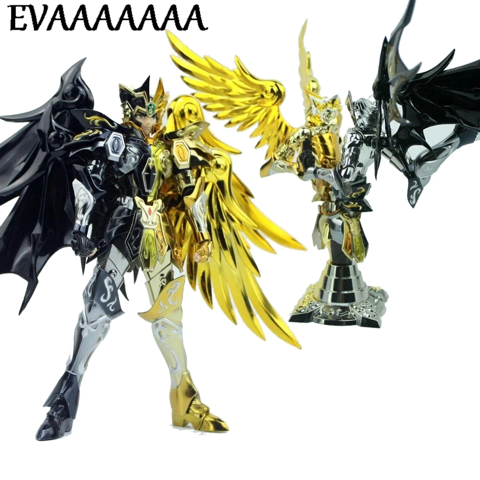Фото Модель GT Saint Seiya Myth Cloth EX Gemini Saga Двухцветная версия Soul Of Gold с тотемом Металлическая броня SOG Фигурка GreatToys Модели №1