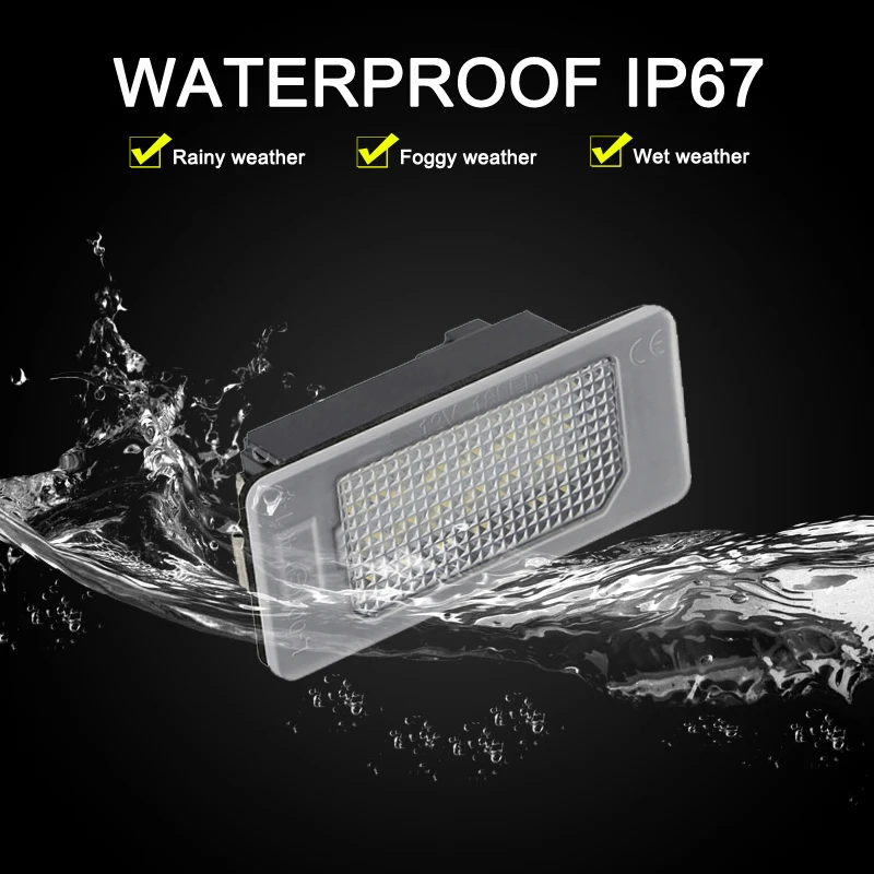 Светодиодный номерной знак в сборе для BMW E82 F22 F45 E46 E90 E91 E92 E93 F30 F31 F34 F32 F36 F33 E39 E60 E61 F10