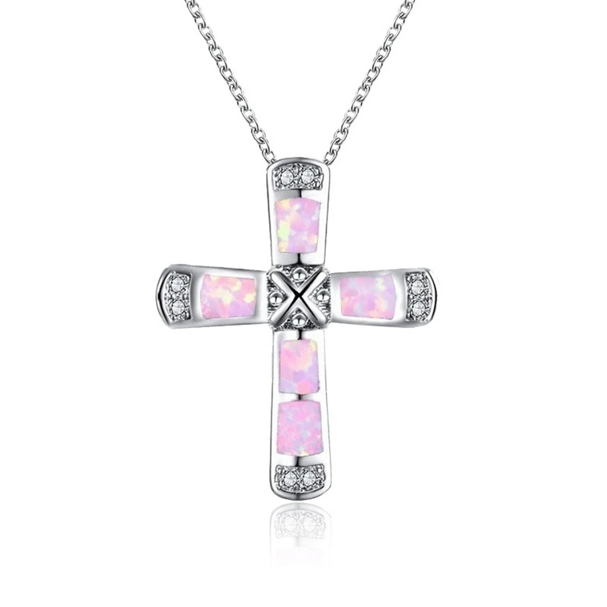 

10Pcs Fashion Cross Pendant Necklace For Men Women Anniversary Gift