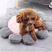 fleece soft flower pet mat cushion princess dog beds for large dogs small girl winter warm puppies animal cushion sofa protector