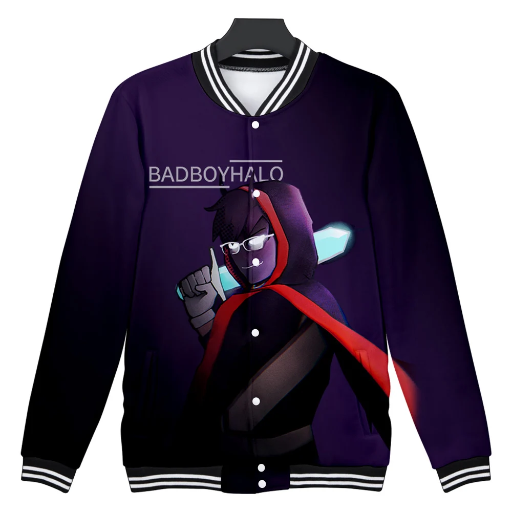 Badboyhalo Game Blogger с v-образным вырезом для мужчин и женщин бейсбольная куртка стильная