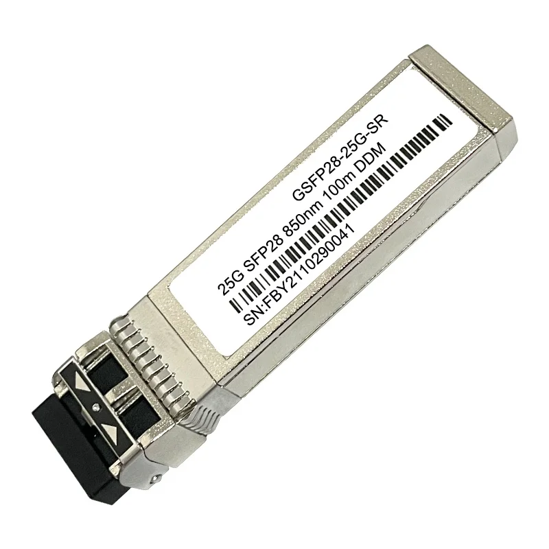 25G SFP28 модуль Dual LC 25GBASE-SR 850nm 100m DDM MMF оптический трансивер для коммутатора