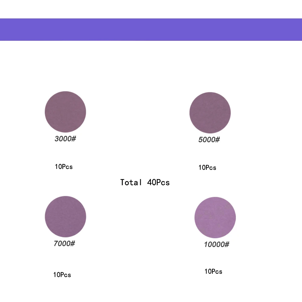 Фотообои диагональю 3 дюйма 41 шт. зернистость 3000-10000 с крючком для прокладки