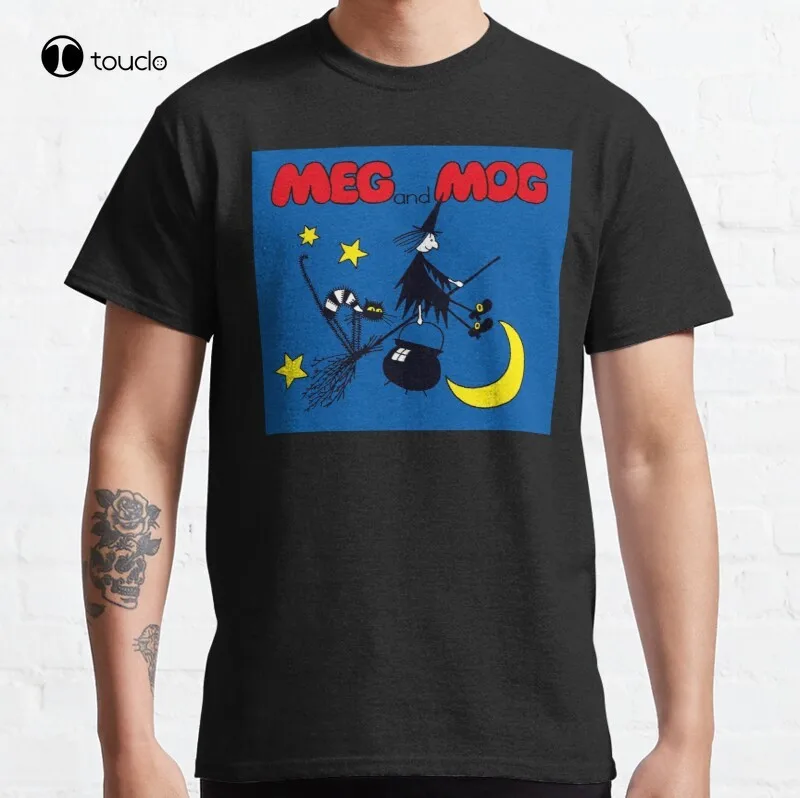 

New Meg And Mog Classic Book Kids Childrens Literature Tv Show Series 70S 80S 90S T-Shirt Cotton Tee Shirt Unisex