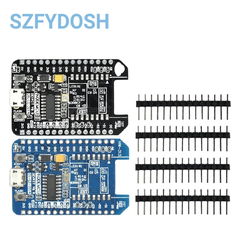 ESP8266 ESP12E ESP12F, плата для интернет-разработки с поддержкой Wi-Fi, синий цвет, фотоадаптер, совместимый с NodeMCU Lua