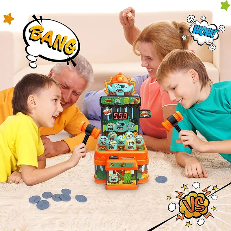 Аркадная игра игрушки волшебная игрушка-крот Мультяшные Забавные в виде зомби