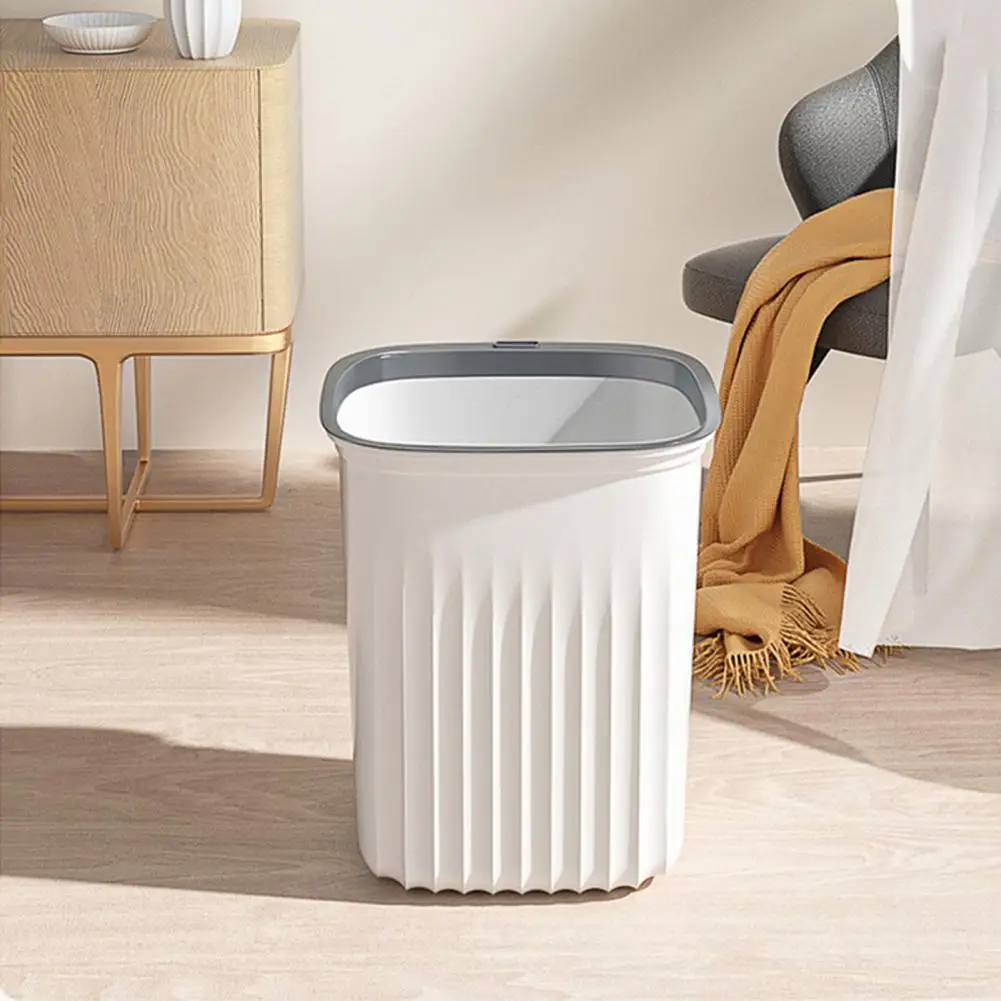 

Modern Waste Bin Pressing Ring Reusable Living Room Small Waste Bin No Burrs Garbage Basket Household Accessories