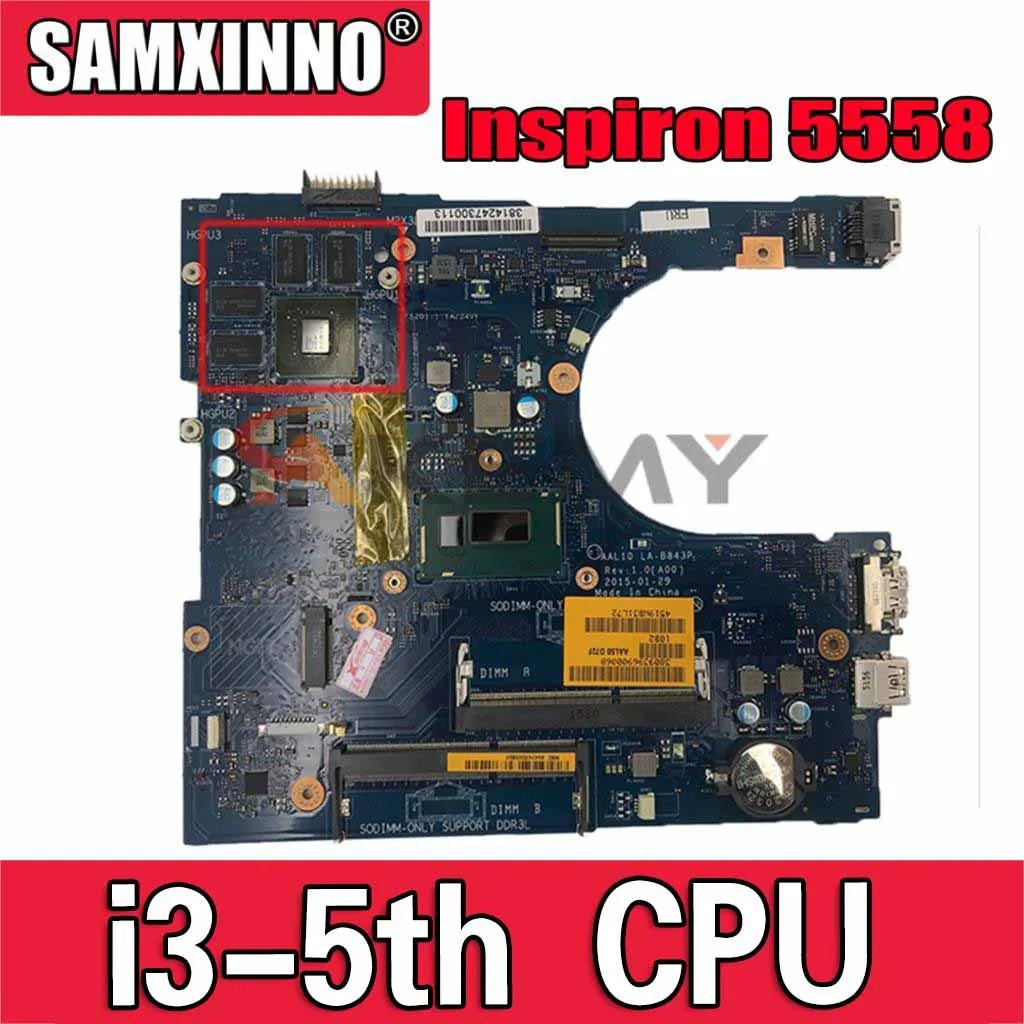 

Оригинальная материнская плата для ноутбука DELL Inspiron 5458 5558 5758 i3-5