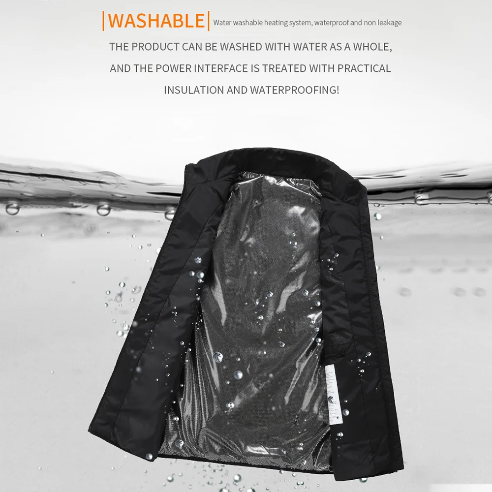 Жилет С Подогревом Для Мужчин И Женщин Зимняя Теплая USB-куртка Самонагревающийся