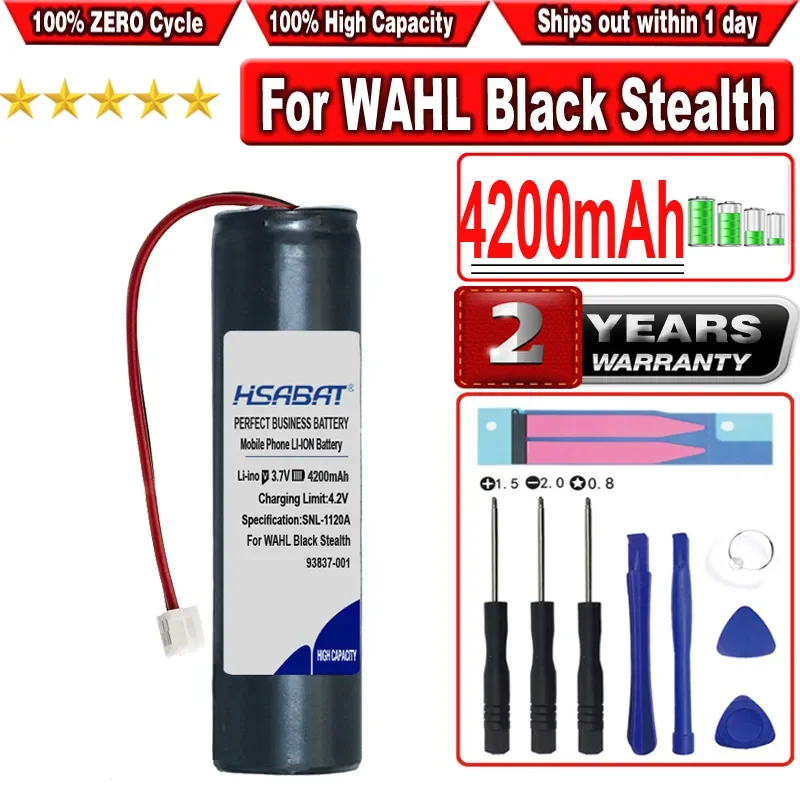 

NEW 4200mAh Battery for WAHL Black Stealth, Chrome,Cordless Magic Clip,Senior Cordless,Sterling 4,Super Taper Cordless