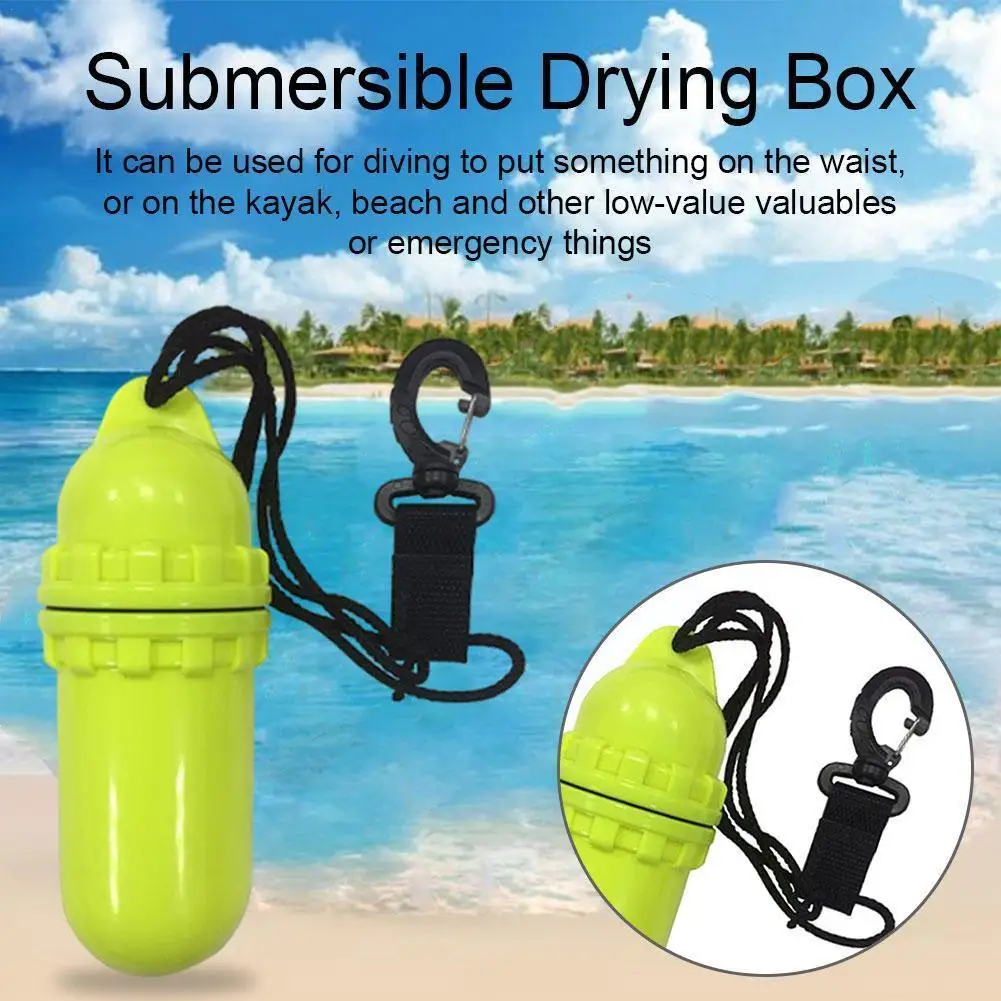 

Водонепроницаемый сухой ящик для подводного плавания, каякинга, аксессуары, контейнер и веревочный зажим для денег, Id-карт, водных видов спо...