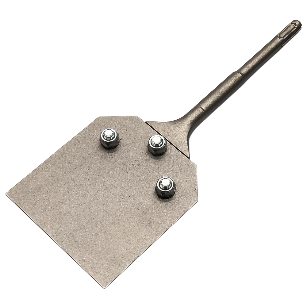 

250*100mm SDS Plus Shank Floor Scraper Nickel Chromium Alloy Steel Chisel For Removal Stubborn Adhesives Linoleum Cleaning Tool