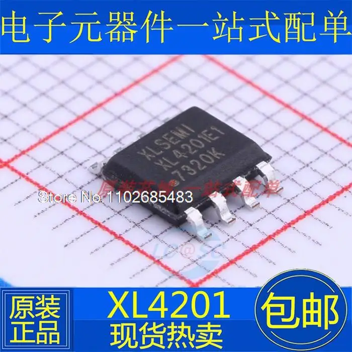 

10PCS/LOT XL4201 XL4201E1 SOP8 3A